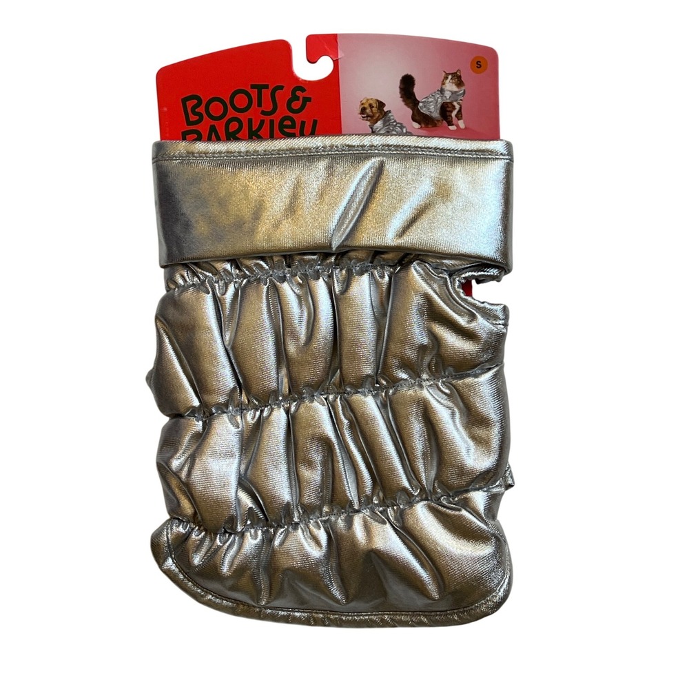 Boots & Barkleu Silver Metallic Dog Vest‎ Size Small